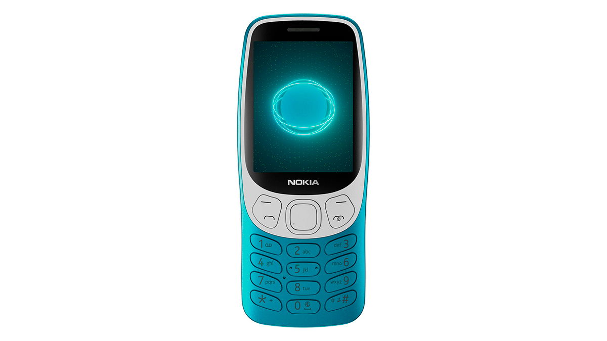 vuelve el Nokia 3210 con conectividad 4G modelo azul