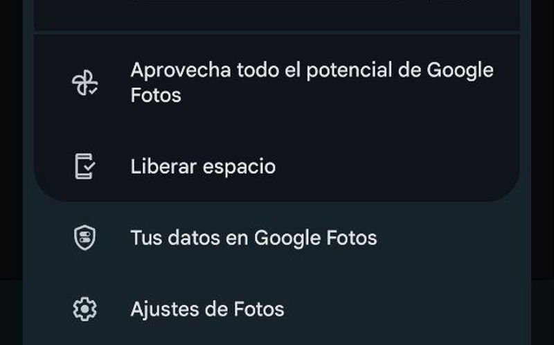 Ajustes de Google Fotos para Android