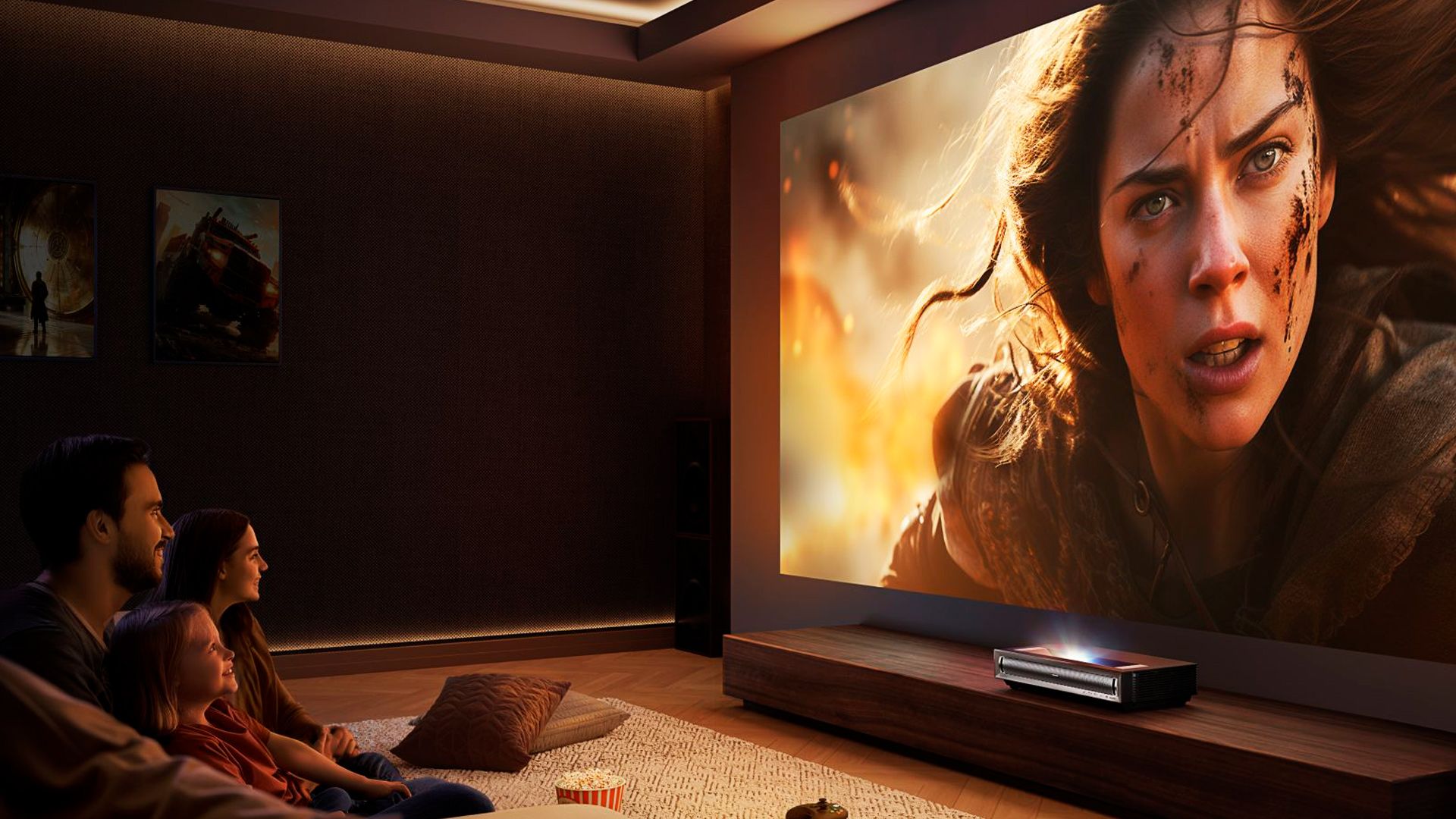 ¿Proyector vs televisor de gran tamaño? la eterna pregunta de los amantes del cine