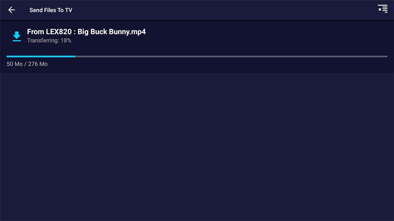 App Send files to TV para Fire TV