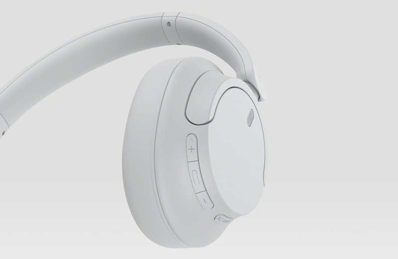 Auriculares Sony WH-CH720N de color blanco