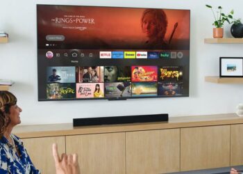 Televisor con Fire TV Stick conectado