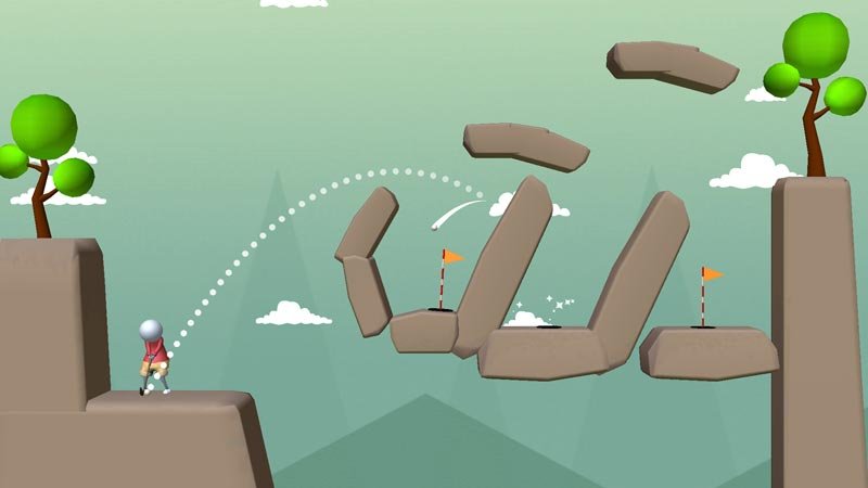 Juego Trick Shot Golf - Fun Free 2D Physics Game