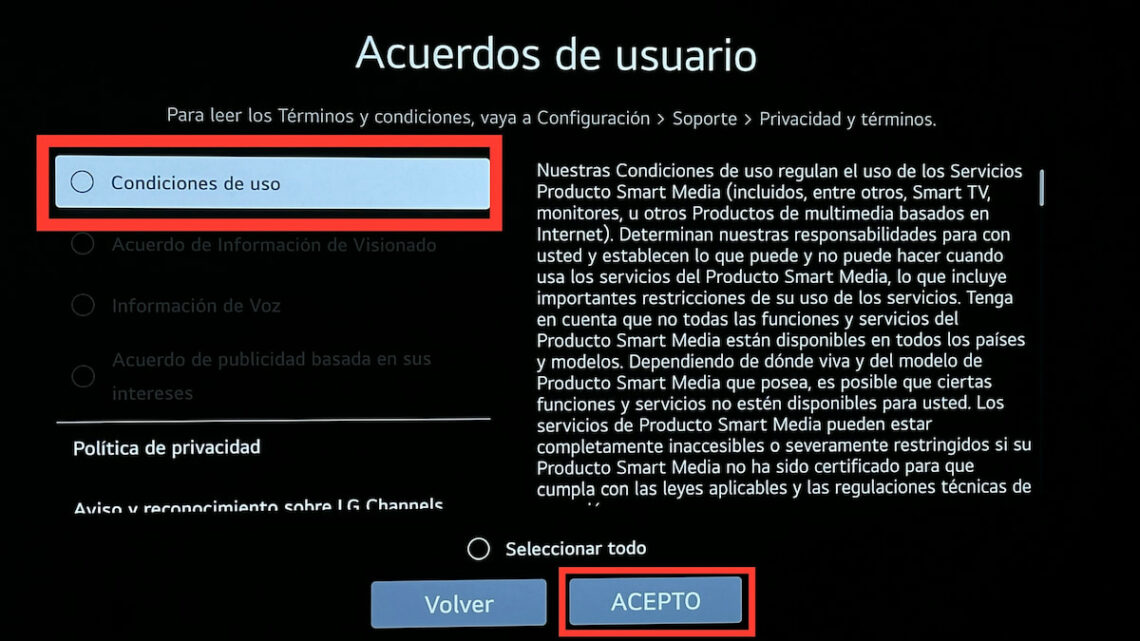 Cómo liberar memoria de tu televisor LG con webOS