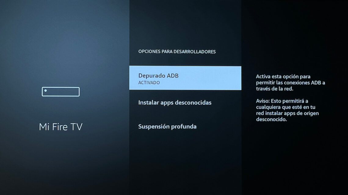 Te enseñamos cómo activar el modo desarrollador del Fire TV y para qué ...