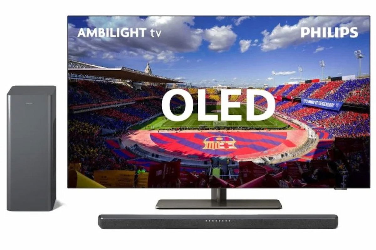 La Philips OLED 818 de 55 pulgadas con una barra de sonido gratis en PcComponentes