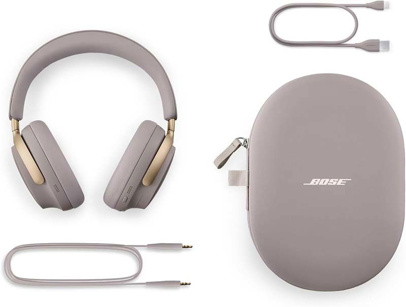 Contenido de la caja de los auriculares Bose QuietComfort Ultra