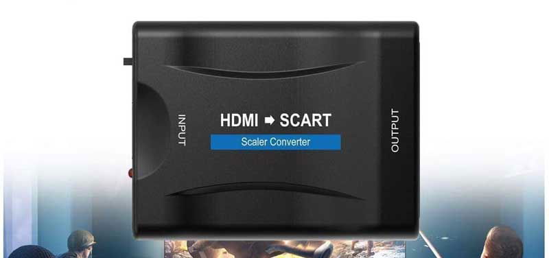 Abauoat HDMI SCART adaptador para Chromecast con Google TV