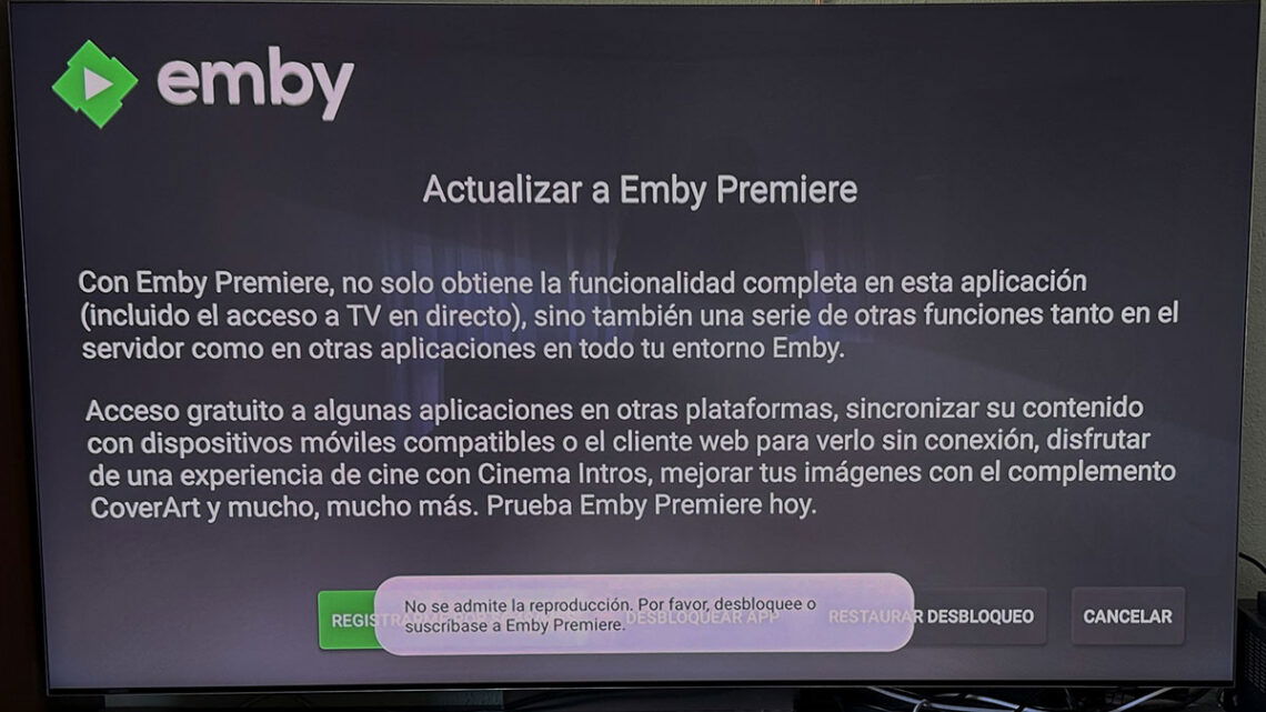 He contratado Emby Premiere, ¿vale la pena pagar la suscripción?