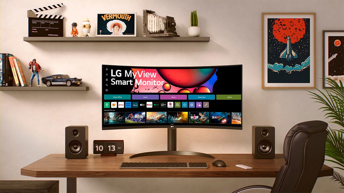 LG 34SR65QC, el primer monitor inteligente Ultrawide de LG