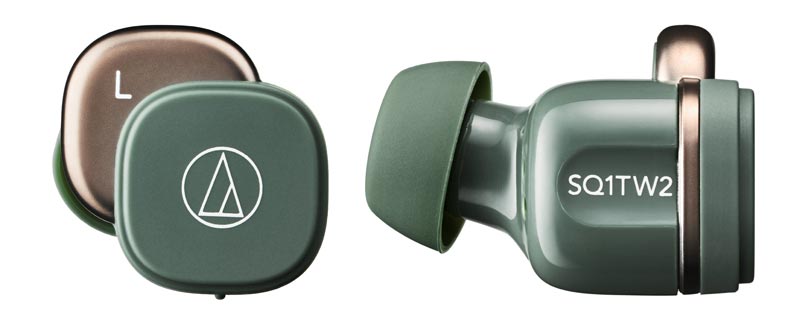 Audio-Technica ATH-SQ1TW2 de color verde