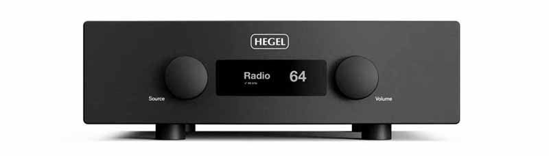 Frontal del amplificador Hegel H400 Streamliner