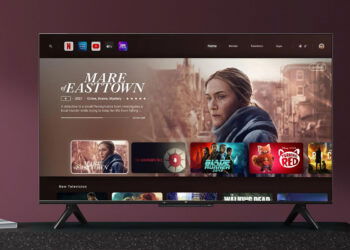 Televisor Android TV con launcher