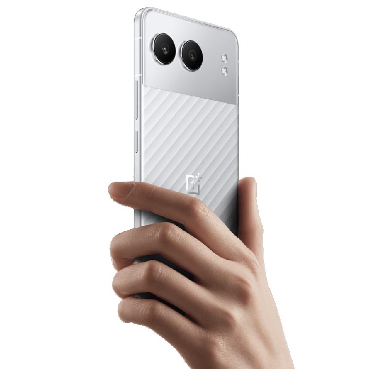 OnePlus Nord 4 de color plata