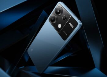 Teléfono móvil POCO X6 5G de color azul