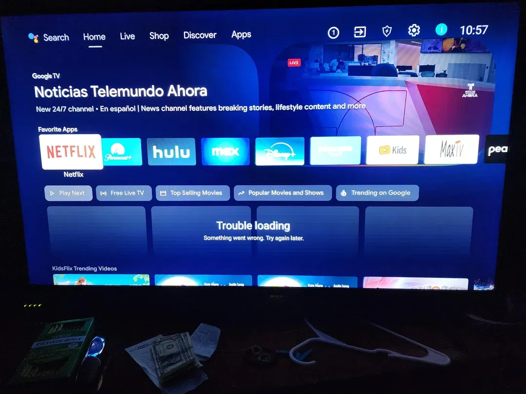 Google TV: Error de carga en la pantalla de inicio afecta a Chromecast y más dispositivos