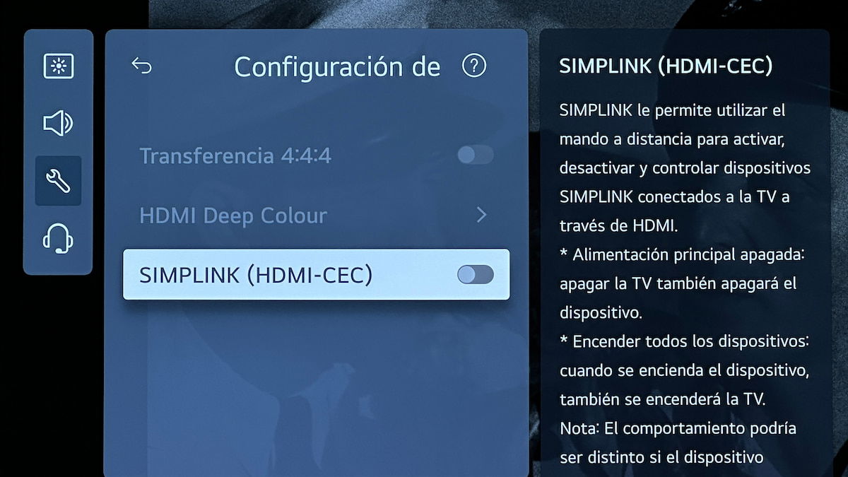 Cómo desactivar el HDMI CEC en tu televisor LG con webOS