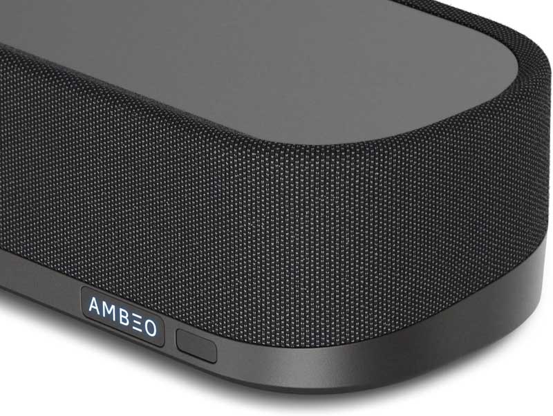 Detalle de la Sennheiser AMBEO Soundbar Mini