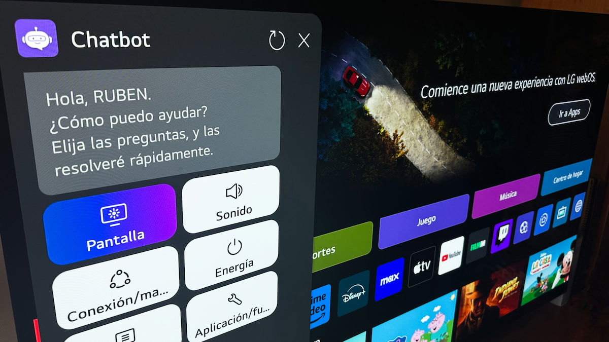 Descubre todas las funcionalidades del nuevo chatbot añadido a los televisores LG con webOS