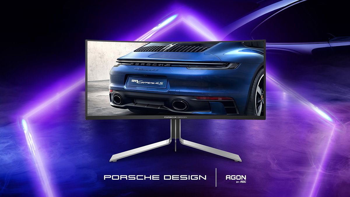 Porsche Design AOC AGON PRO PD34, un espectacular monitor QD-OLED curvo de 34 pulgadas