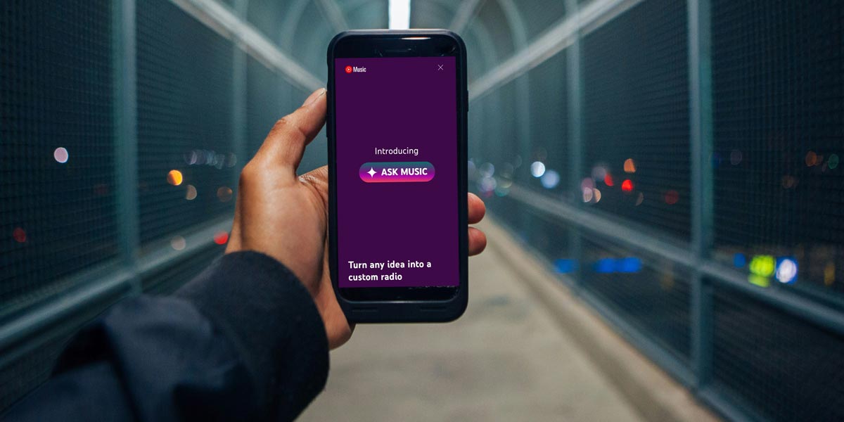 YouTube Music comienza a desplegar su función para crear listas con IA