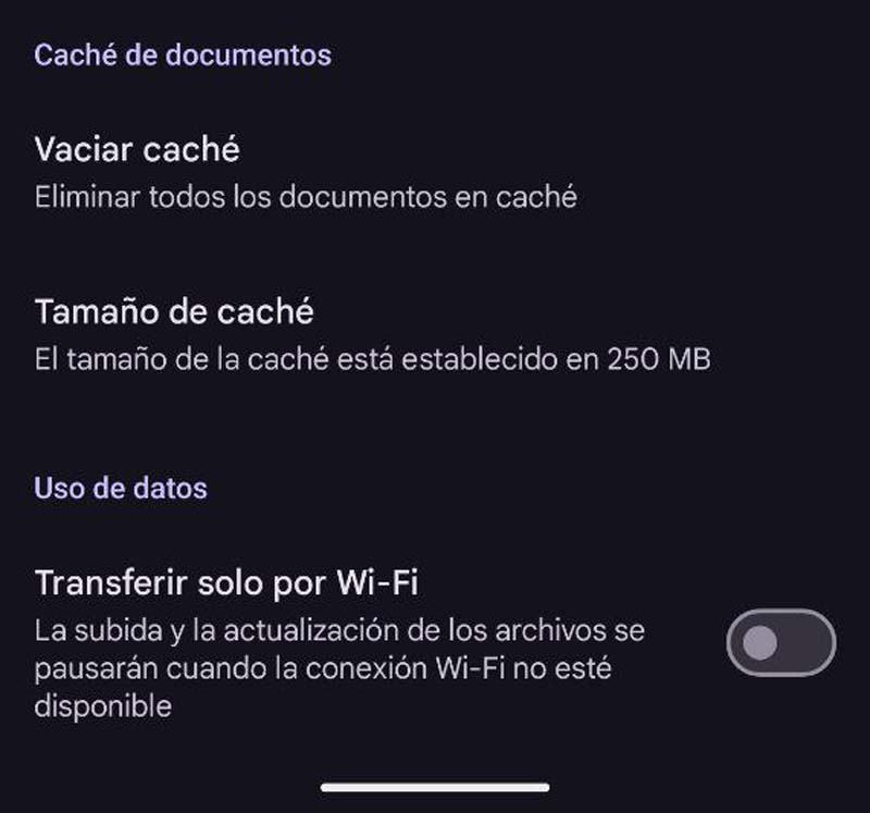 Sincronización Google Drive para Android