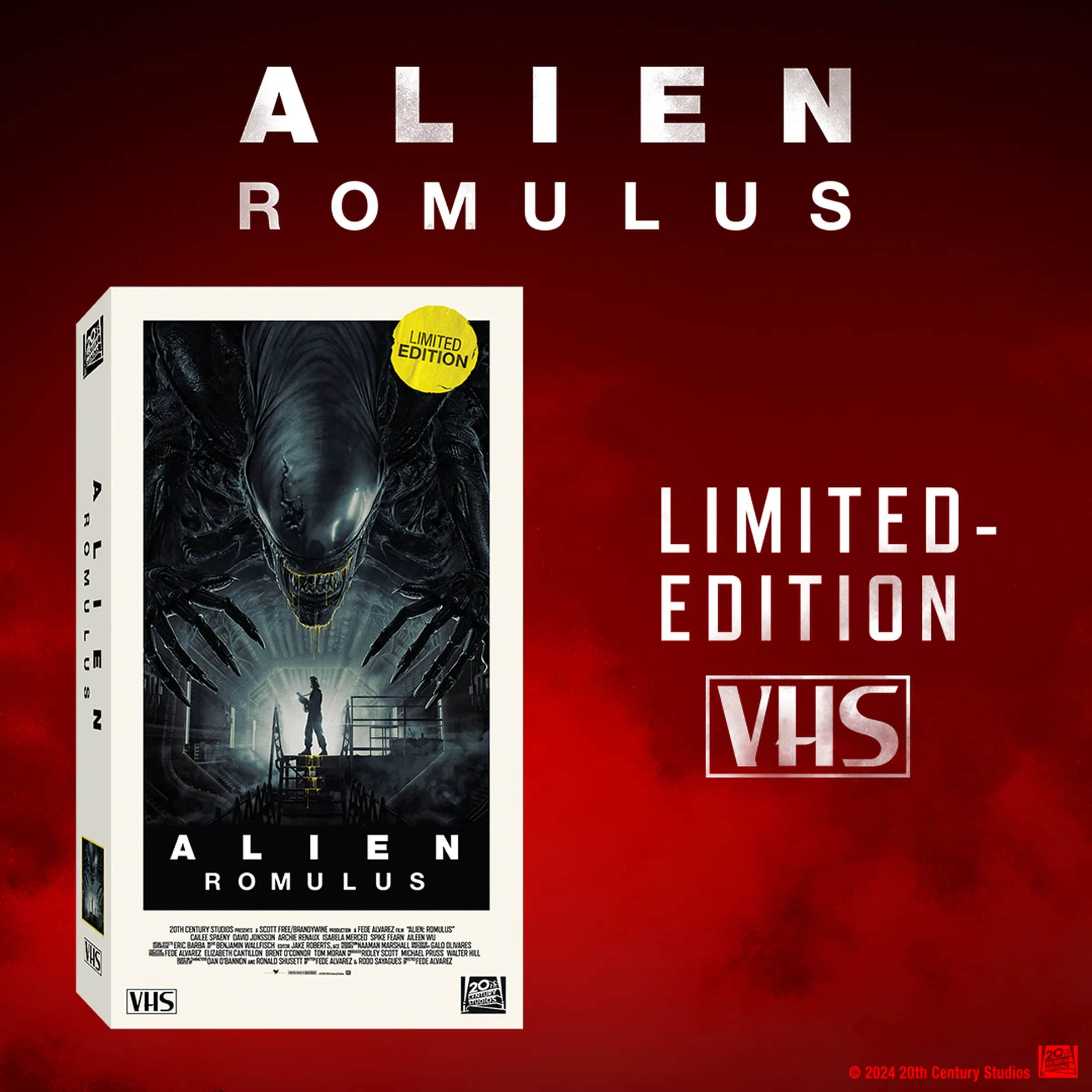 Vuelve el VHS con 'Alien: Romulus' en una edición limitada para nostálgicos