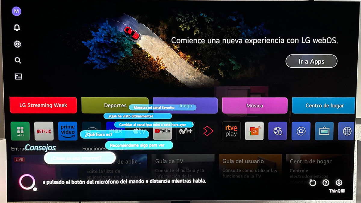 Cómo desactivar el reconocimiento de voz de tu televisor LG con webOS para que no se active solo