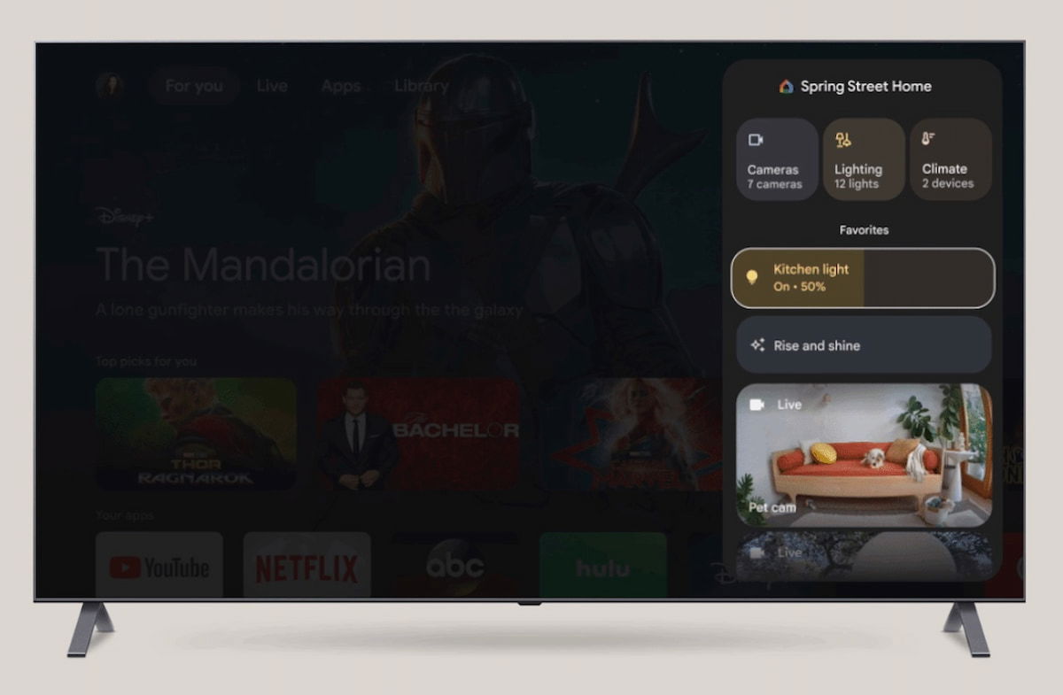 El nuevo Home Panel de Google TV llega a más dispositivos, incluyendo televisores de Hisense y TCL