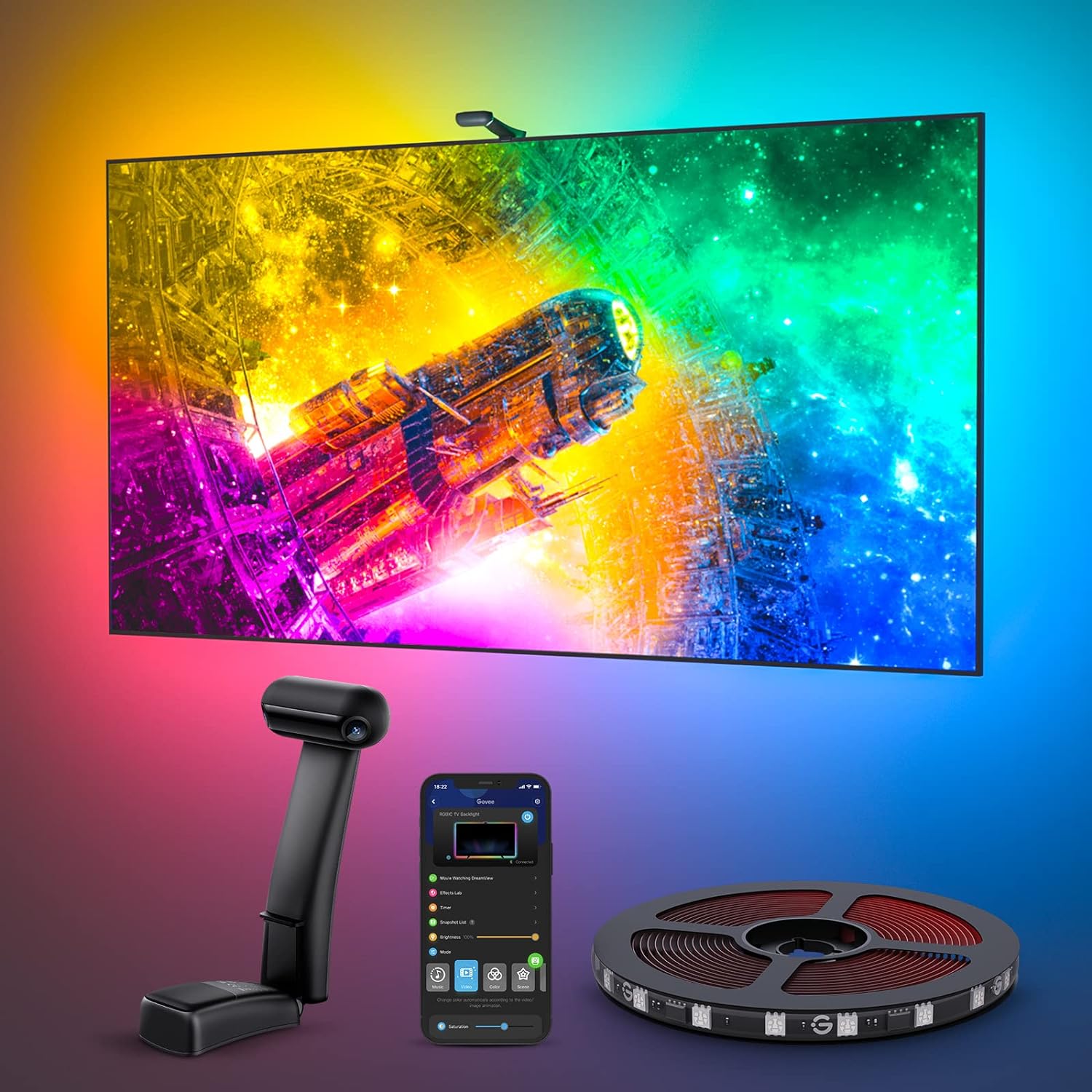 Las mejores tiras LED para tu televisor, monta tu propio Ambilight con estas ofertazas de Amazon Prime