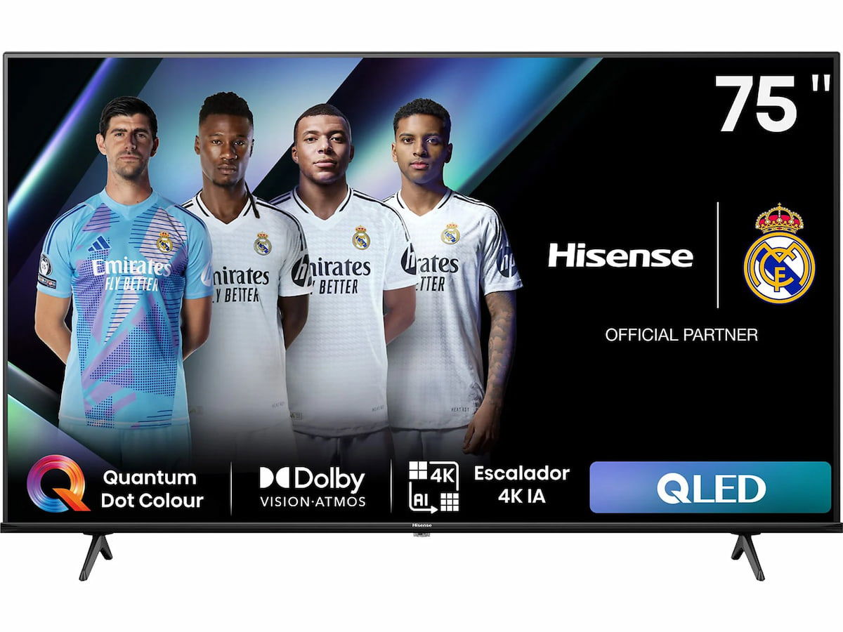 Hisense E7NQ, un televisor QLED de 75 pulgadas, por menos de 500 euros