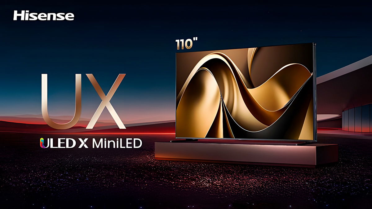 Hisense pone el 110UX a la venta en todo el mundo: un espectacular televisor MiniLED de 110 pulgadas