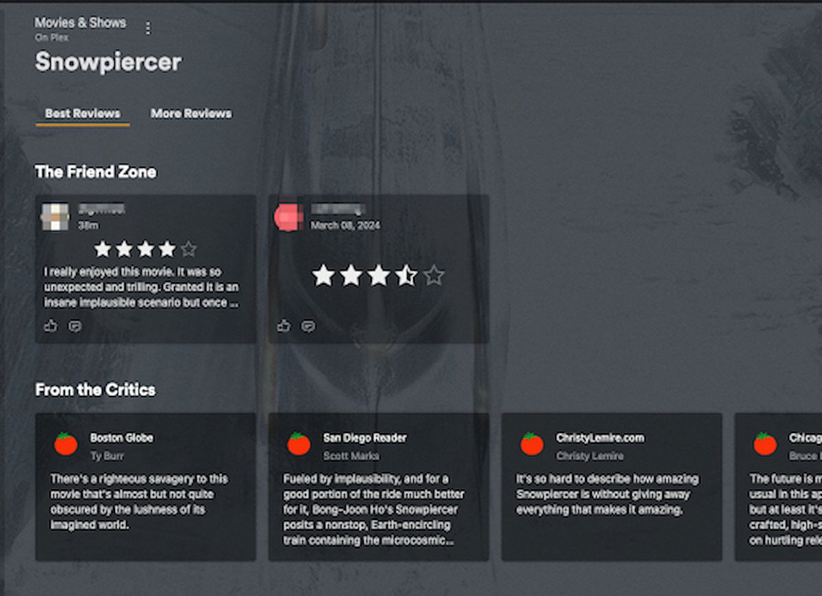 Plex lanza reseñas de películas y series: ¡La nueva función que lo convierte en una red social del streaming!