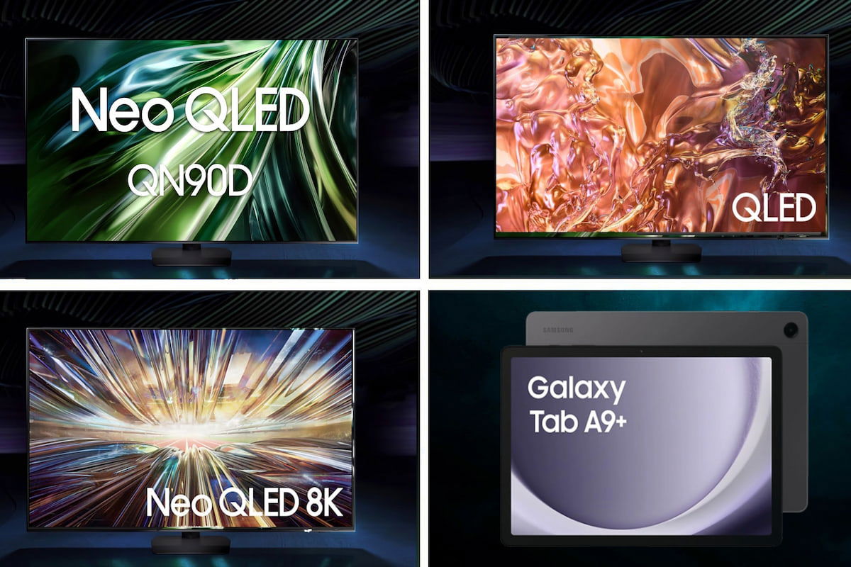 Samsung QLED, NeoQLED 4K y 8K con grandes descuentos y una tablet Galaxy Tab A9+ por solo 1 euro