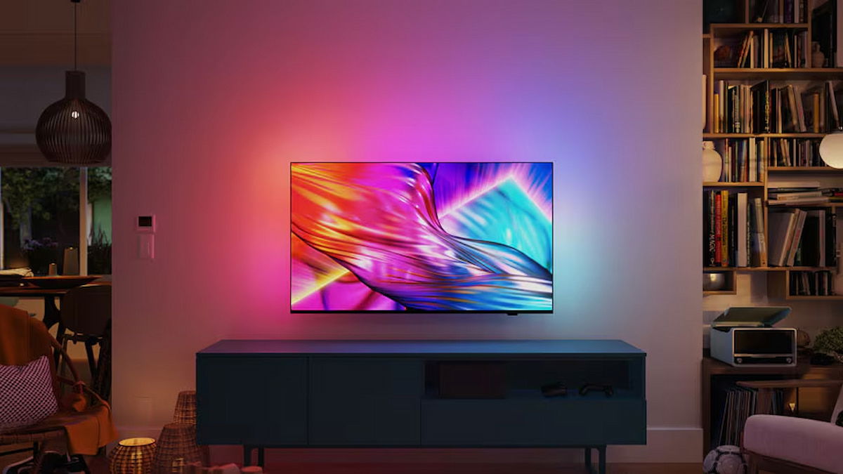 Philips OLED769 de 77 pulgadas, un televisor con Ambilight y gran pulgada a precio de chollo total