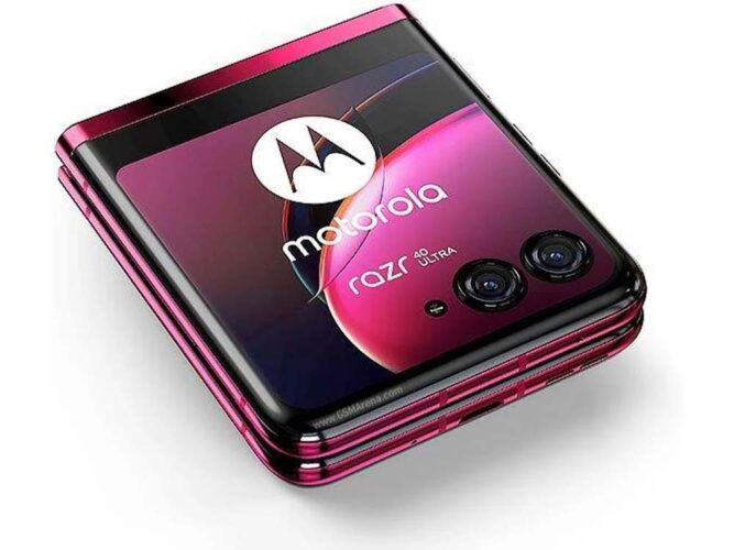 Motorola Razr 40 Ultra plegado