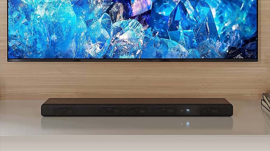 Barra de sonido Sony HT-A3000 en una mesa