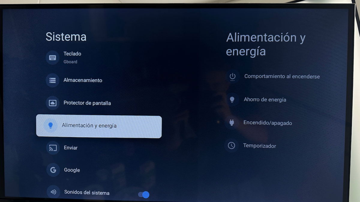 Cómo hacer que tu televisor con Google TV encienda en la última entrada utilizada