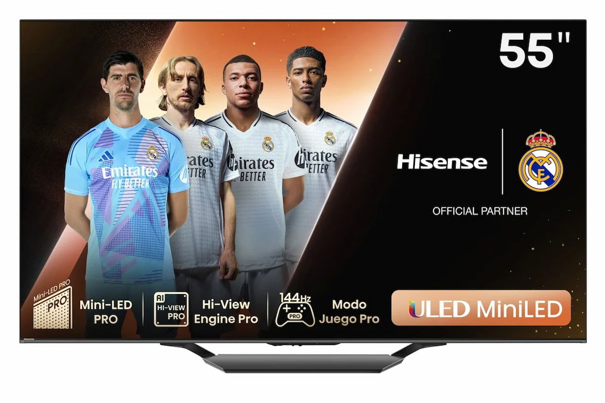 Hisense U7NQ de 55 pulgadas: un televisor MiniLED excelente por menos de 600 euros