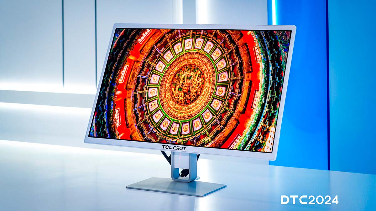 TCL presenta su primera pantalla con panel OLED de inyección por tinta: un monitor 4K de 21,6 pulgadas