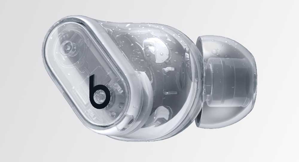 Beats Studio Buds+ transparentes