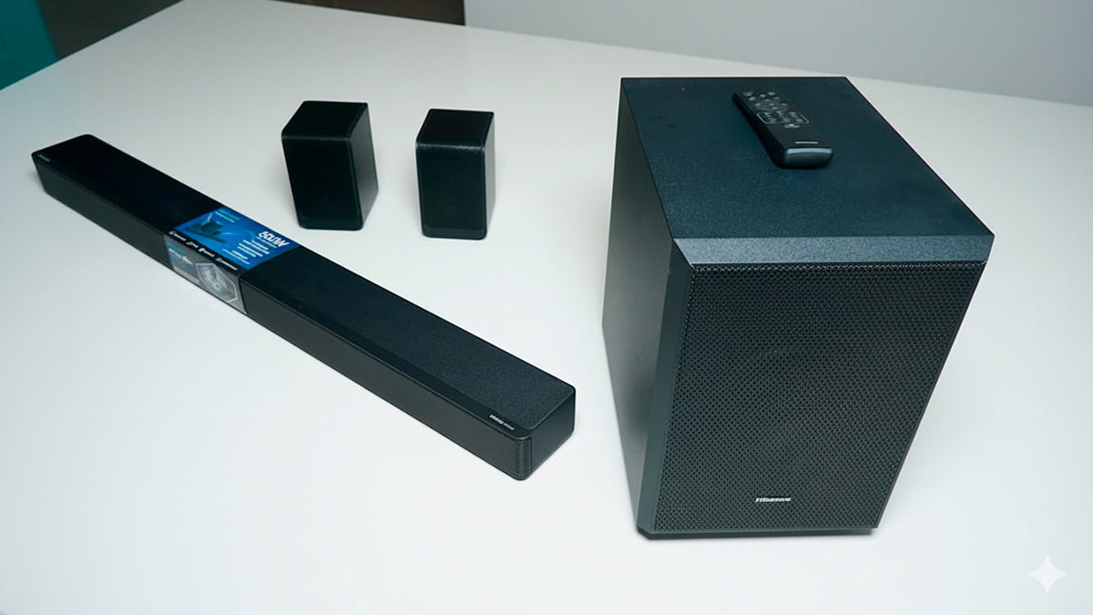 Review Hisense AX5125H: Barra de sonido 5.1.2 canales con Dolby Atmos y potencia deslumbrante