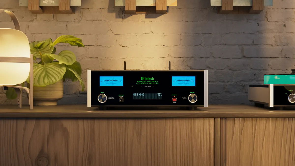 El McIntosh MSA5500 combina streaming, HDMI ARC y diseño audiófilo en un solo amplificador