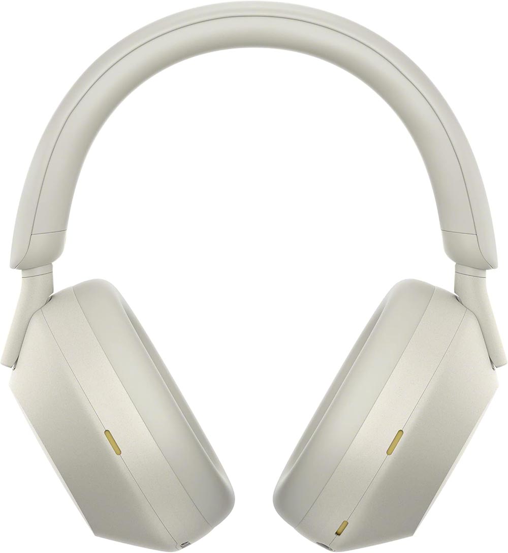 Auriculares Sony WH-1000XM5 de color blanco