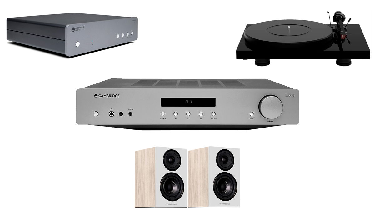 Con esta configuración de tocadiscos, streamer, amplificador y altavoces puedes entrar en el mundo HiFi sin gastar una fortuna