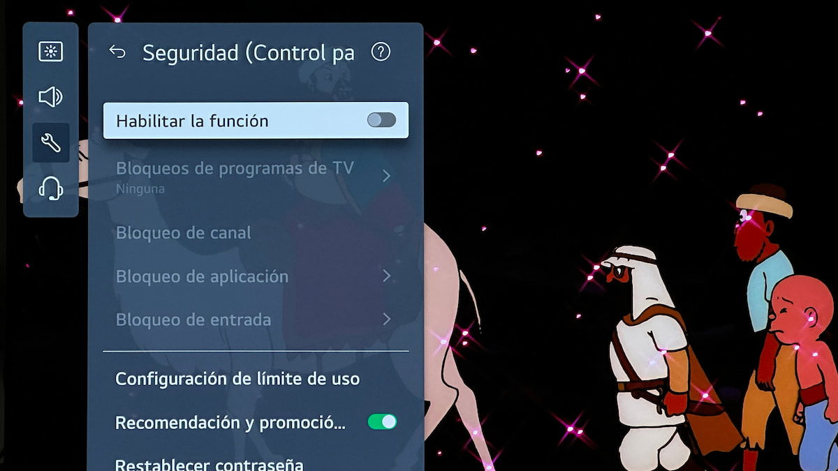 ¿Cómo activar el control parental en tu televisor LG con webOS?