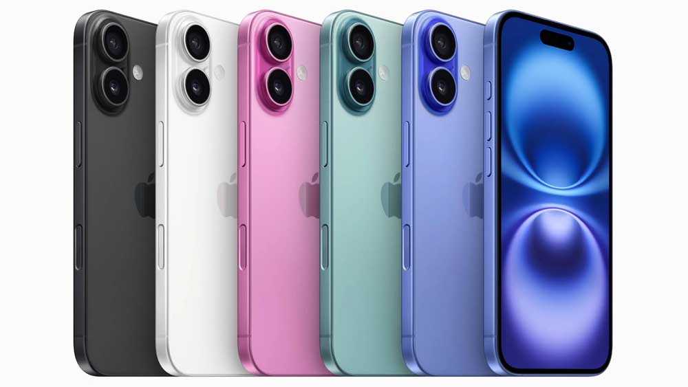 Colores del iPhone 16