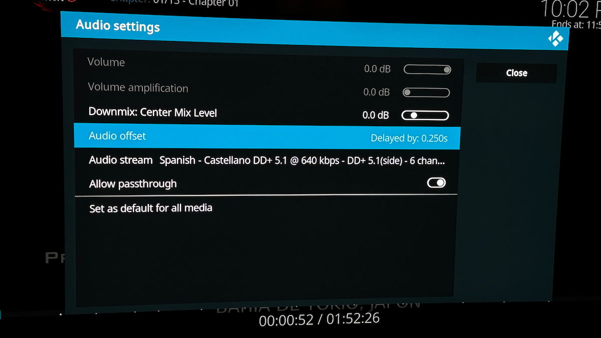 Si el audio en Kodi va con retraso en tu LG con webOS, prueba este truco