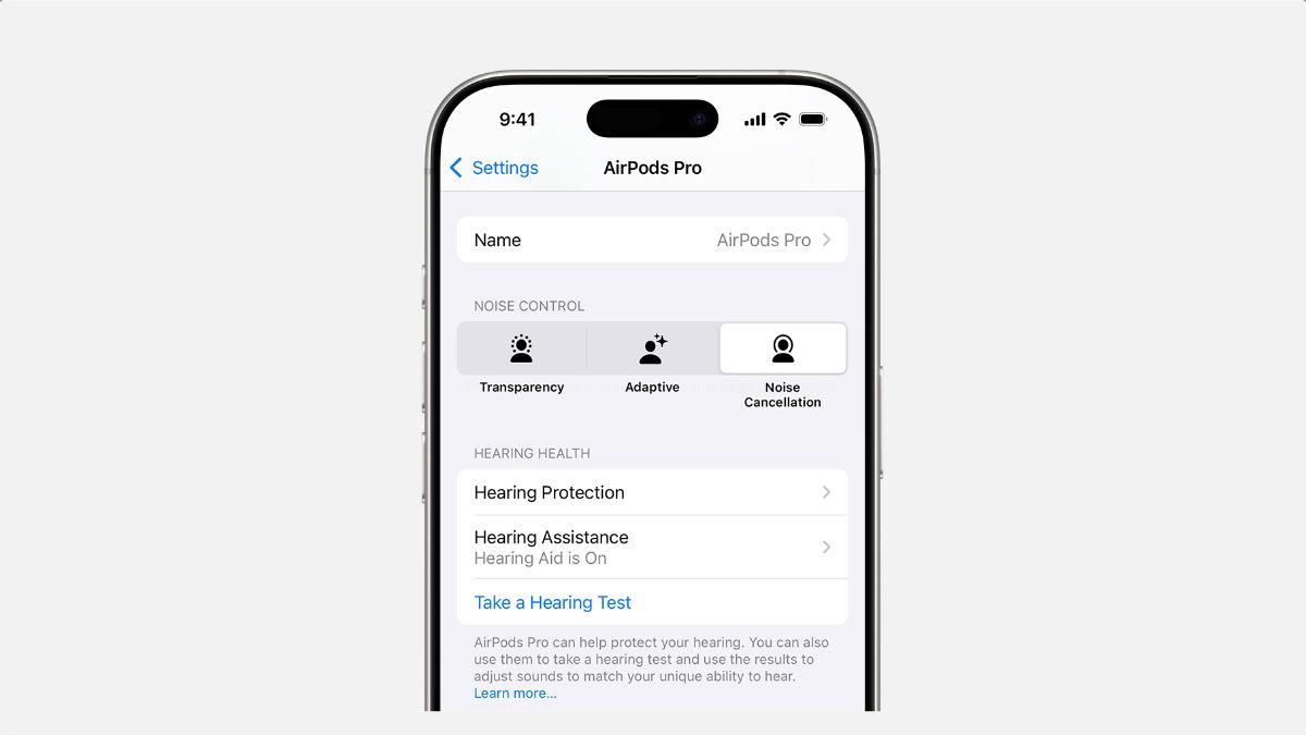 Cómo realizar una prueba auditiva con los AirPods Pro 2