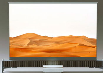 XGIMI Ascend, pantalla ALR motorizada y barra de sonido todo en uno